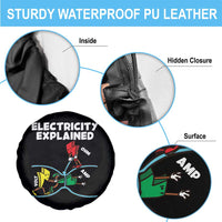 Funny Electricity Spare Tire Cover Ohm's Law Electricity Explained - Wonder Print Shop