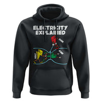 Funny Electricity Hoodie Ohm's Law Electricity Explained - Wonder Print Shop