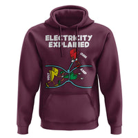 Funny Electricity Hoodie Ohm's Law Electricity Explained - Wonder Print Shop