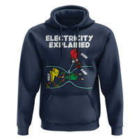 Funny Electricity Hoodie Ohm's Law Electricity Explained - Wonder Print Shop
