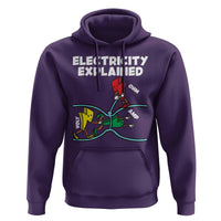 Funny Electricity Hoodie Ohm's Law Electricity Explained - Wonder Print Shop