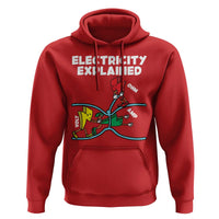 Funny Electricity Hoodie Ohm's Law Electricity Explained - Wonder Print Shop