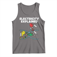 Funny Electricity Tank Top Ohm's Law Electricity Explained - Wonder Print Shop