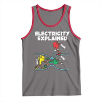 Funny Electricity Tank Top Ohm's Law Electricity Explained - Wonder Print Shop