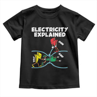 Funny Electricity Toddler T Shirt Ohm's Law Electricity Explained - Wonder Print Shop