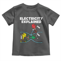 Funny Electricity Toddler T Shirt Ohm's Law Electricity Explained - Wonder Print Shop