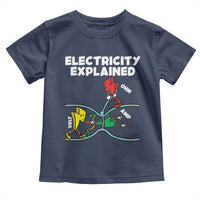 Funny Electricity Toddler T Shirt Ohm's Law Electricity Explained - Wonder Print Shop