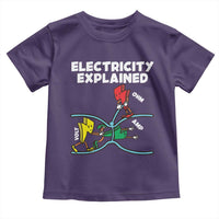 Funny Electricity Toddler T Shirt Ohm's Law Electricity Explained - Wonder Print Shop
