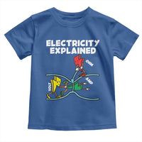 Funny Electricity Toddler T Shirt Ohm's Law Electricity Explained - Wonder Print Shop