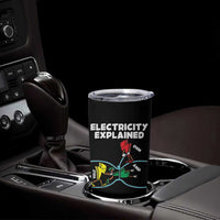 Funny Electricity Tumbler Cup Ohm's Law Electricity Explained - Wonder Print Shop