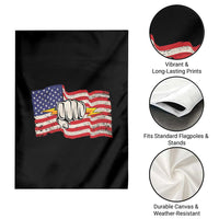 Electrician American Flag Garden Flag Patriotic Electrical Worker - Wonder Print Shop