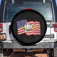 Electrician American Flag Spare Tire Cover Patriotic Electrical Worker - Wonder Print Shop