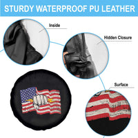 Electrician American Flag Spare Tire Cover Patriotic Electrical Worker - Wonder Print Shop