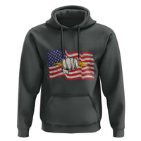 Electrician American Flag Hoodie Patriotic Electrical Worker - Wonder Print Shop
