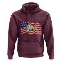Electrician American Flag Hoodie Patriotic Electrical Worker - Wonder Print Shop