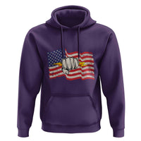 Electrician American Flag Hoodie Patriotic Electrical Worker - Wonder Print Shop