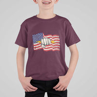 Electrician American Flag T Shirt For Kid Patriotic Electrical Worker - Wonder Print Shop