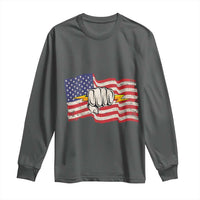 Electrician American Flag Long Sleeve Shirt Patriotic Electrical Worker - Wonder Print Shop