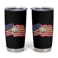 Electrician American Flag Tumbler Cup Patriotic Electrical Worker