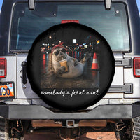 Somebody's Feral Aunt Spare Tire Cover Funny Neil The Seal Meme