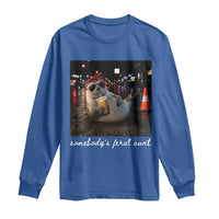 Somebody's Feral Aunt Long Sleeve Shirt Funny Neil The Seal Meme