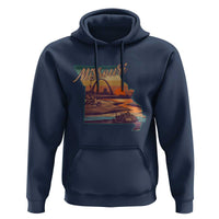 Retro Gateway Arch St Louis Missouri Map Outline Hoodie