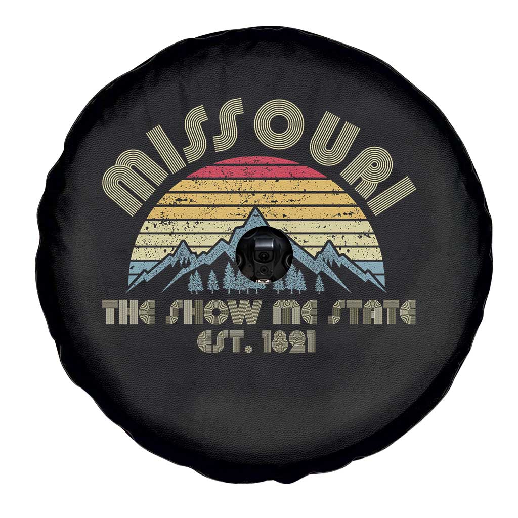 Retro Missouri The Show Me State USA America Souvenir Gift Spare Tire Cover The Show Me State USA America Souvenir