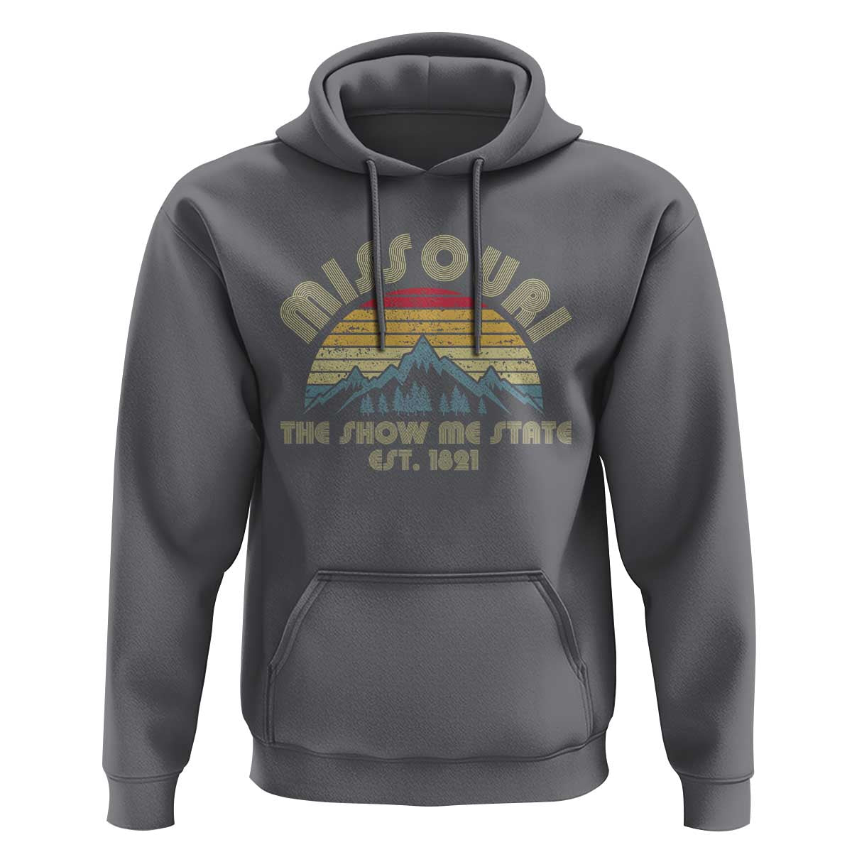Retro Missouri The Show Me State USA America Souvenir Gift Hoodie The Show Me State USA America Souvenir