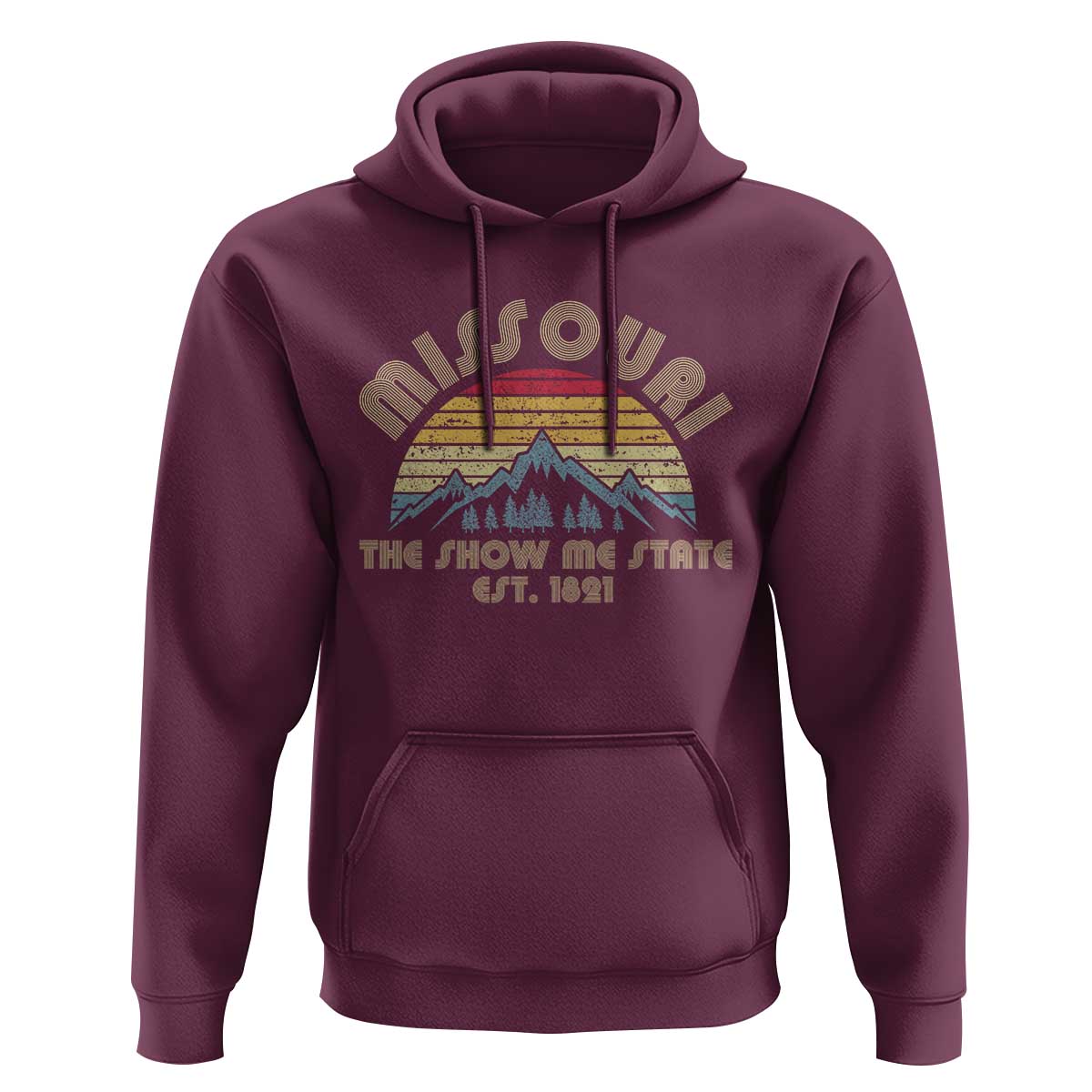 Retro Missouri The Show Me State USA America Souvenir Gift Hoodie The Show Me State USA America Souvenir