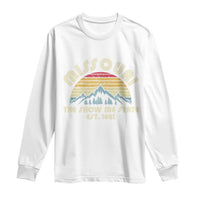 Retro Missouri The Show Me State USA America Souvenir Gift Long Sleeve Shirt The Show Me State USA America Souvenir