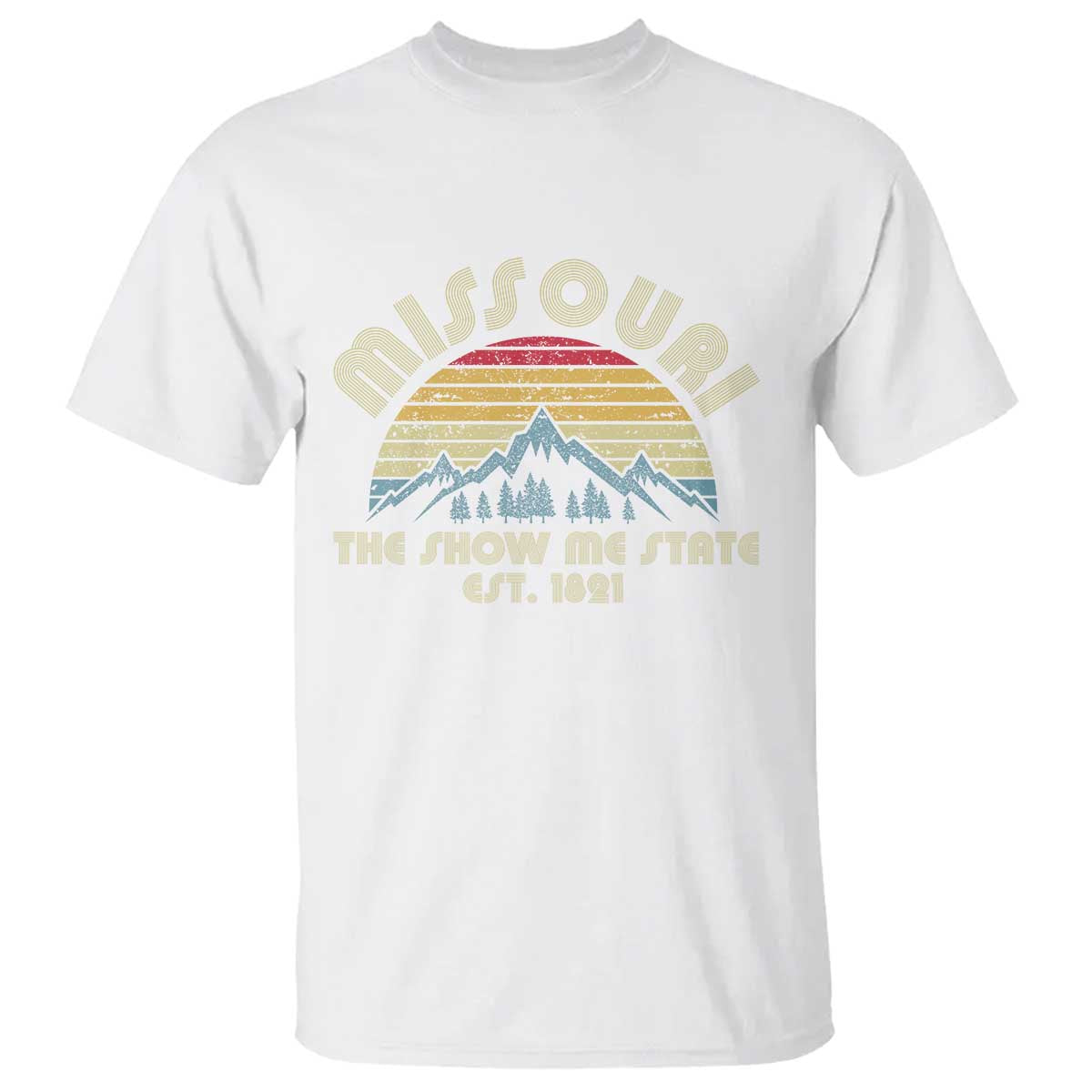 Retro Missouri The Show Me State USA America Souvenir Gift T Shirt The Show Me State USA America Souvenir