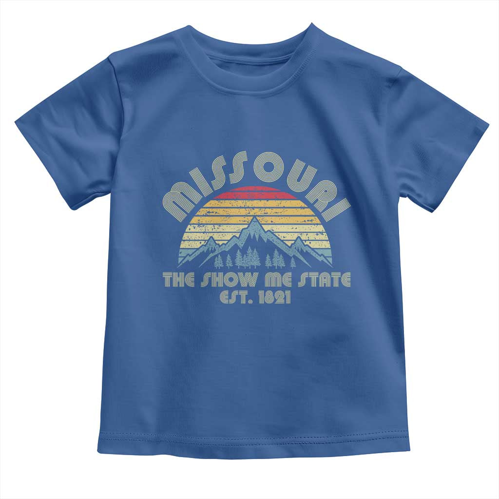 Retro Missouri The Show Me State USA America Souvenir Gift Toddler T Shirt The Show Me State USA America Souvenir