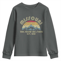Retro Missouri The Show Me State USA America Souvenir Gift Youth Sweatshirt The Show Me State USA America Souvenir