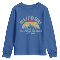 Retro Missouri The Show Me State USA America Souvenir Gift Youth Sweatshirt The Show Me State USA America Souvenir
