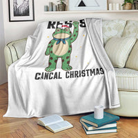 Resist Frog Throw Blanket Funny Portland Protest ICE Activist Meme - Wonder Print Shop