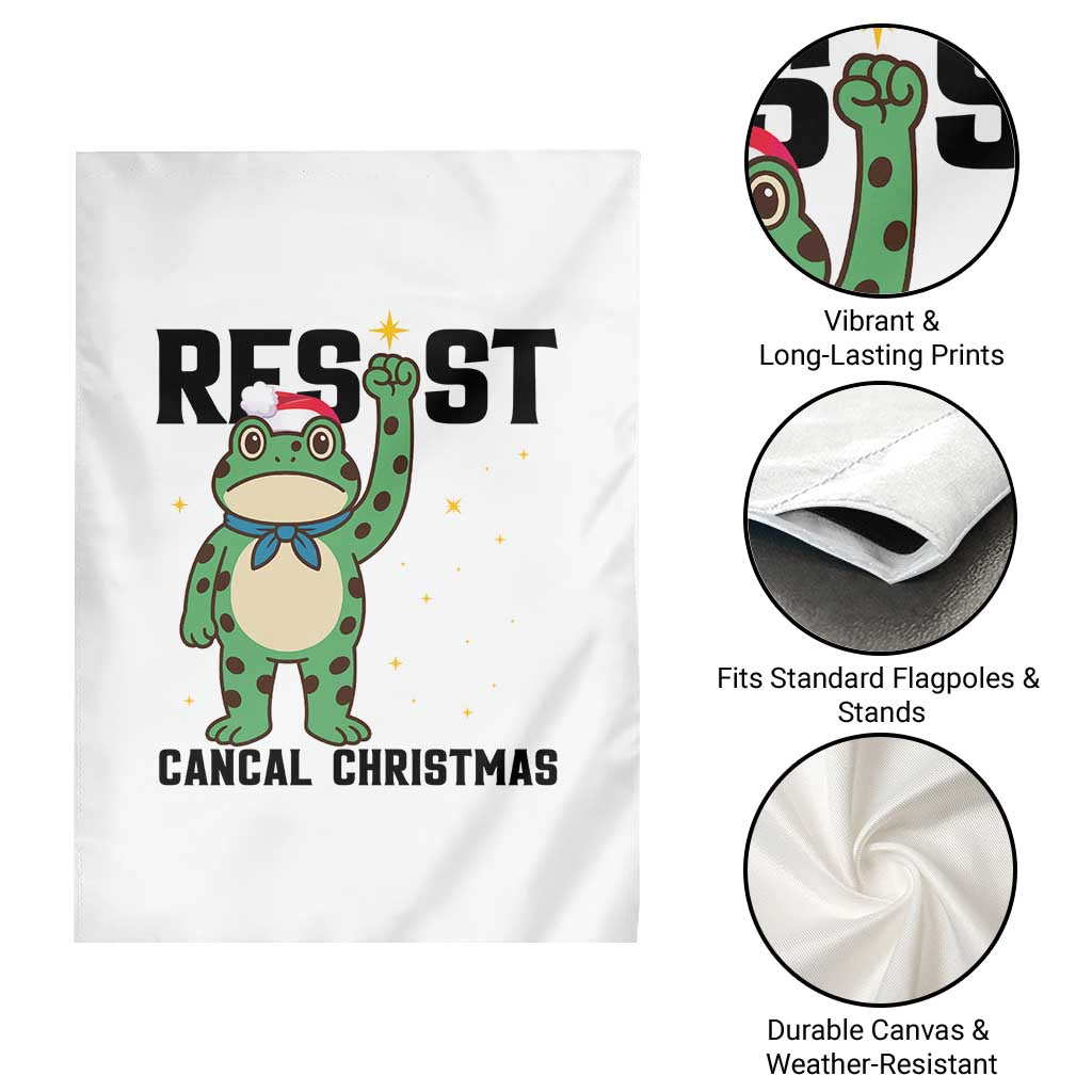 Resist Frog Garden Flag Funny Portland Protest ICE Activist Meme - Wonder Print Shop