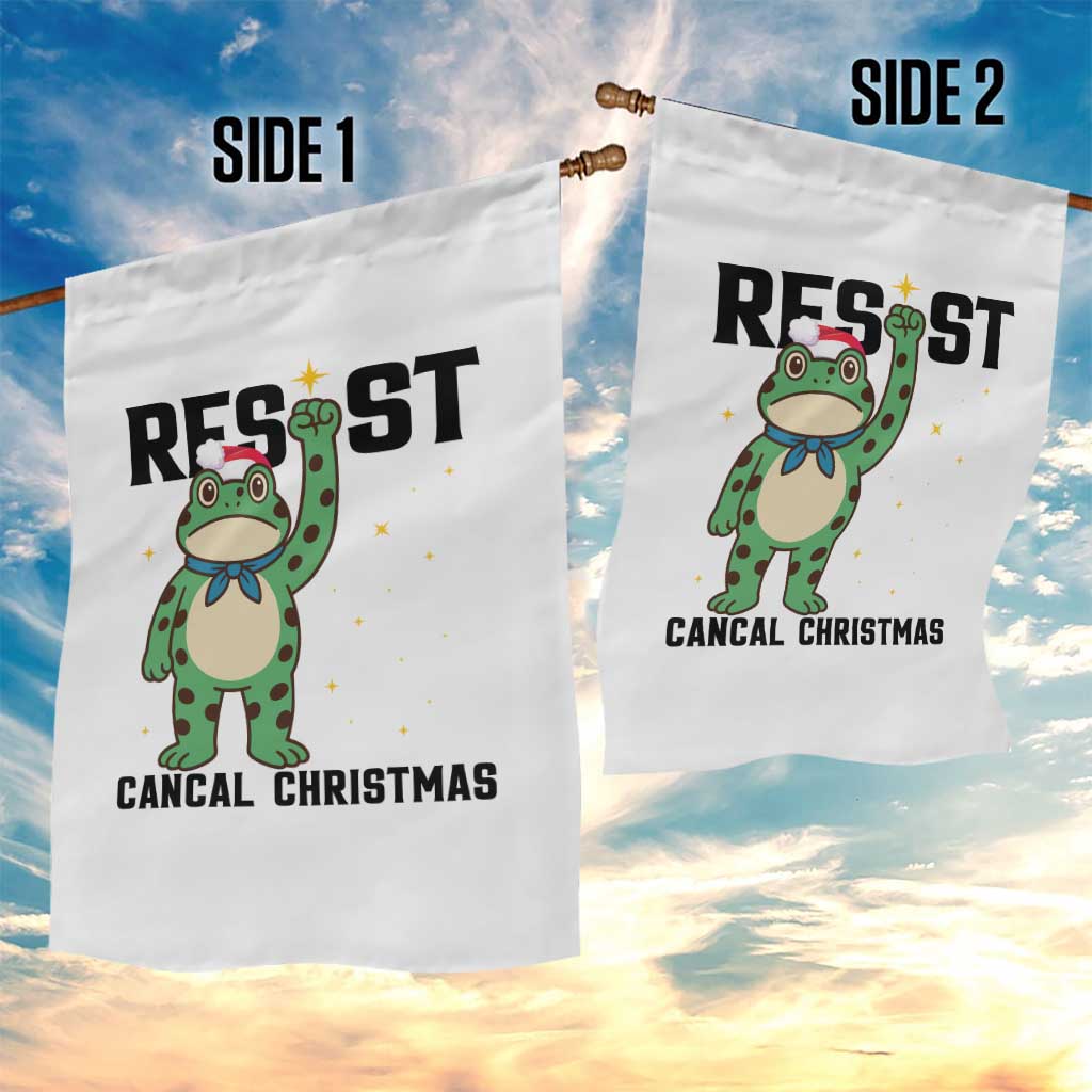 Resist Frog Garden Flag Funny Portland Protest ICE Activist Meme - Wonder Print Shop