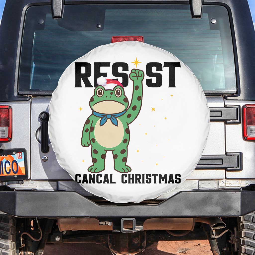 Resist Frog Spare Tire Cover Funny Portland Protest ICE Activist Meme - Wonder Print Shop