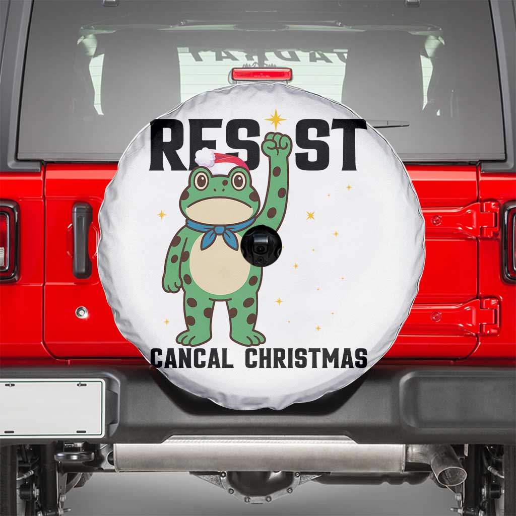 Resist Frog Spare Tire Cover Funny Portland Protest ICE Activist Meme - Wonder Print Shop