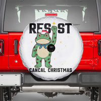 Resist Frog Spare Tire Cover Funny Portland Protest ICE Activist Meme - Wonder Print Shop