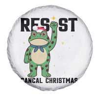 Resist Frog Spare Tire Cover Funny Portland Protest ICE Activist Meme - Wonder Print Shop