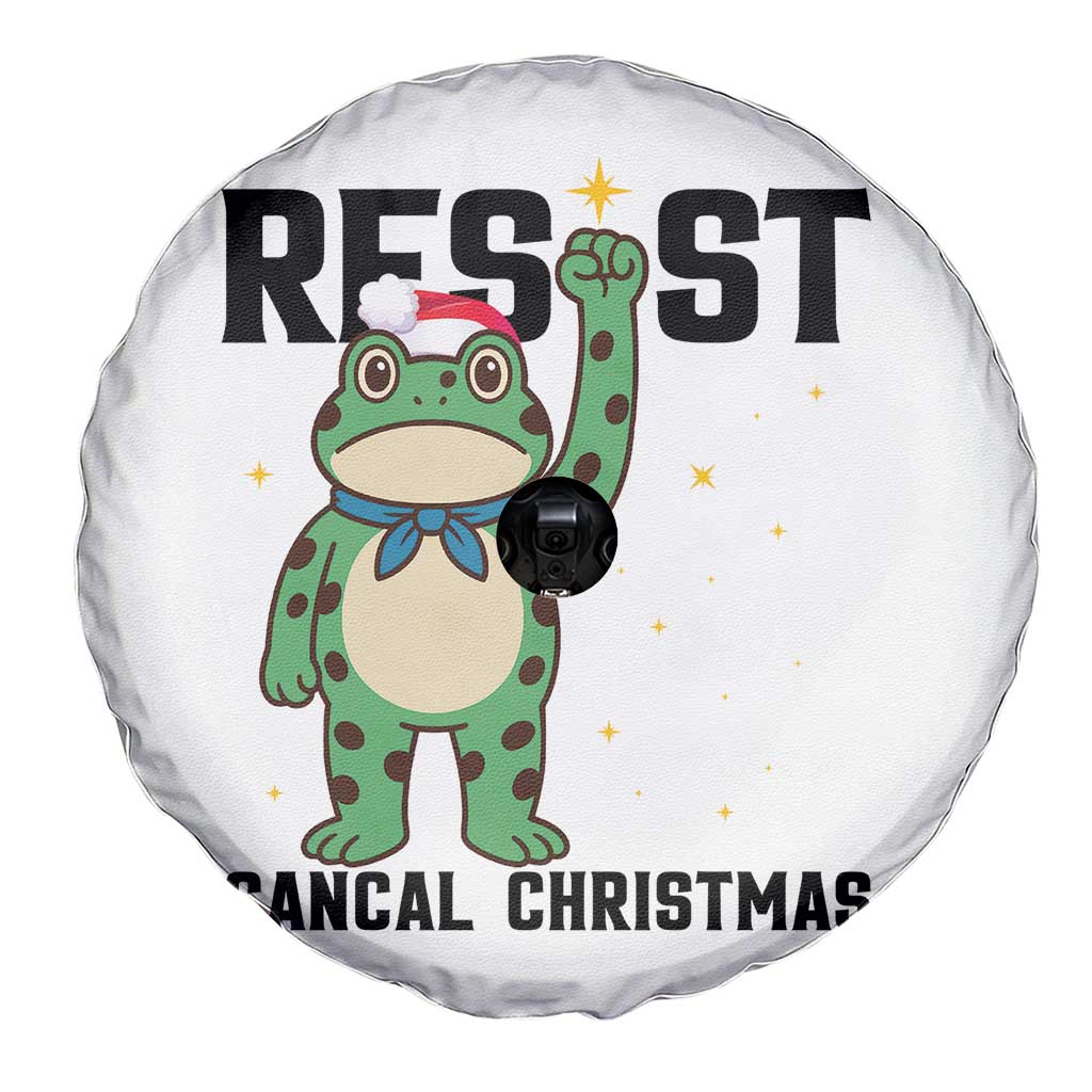 Resist Frog Spare Tire Cover Funny Portland Protest ICE Activist Meme - Wonder Print Shop