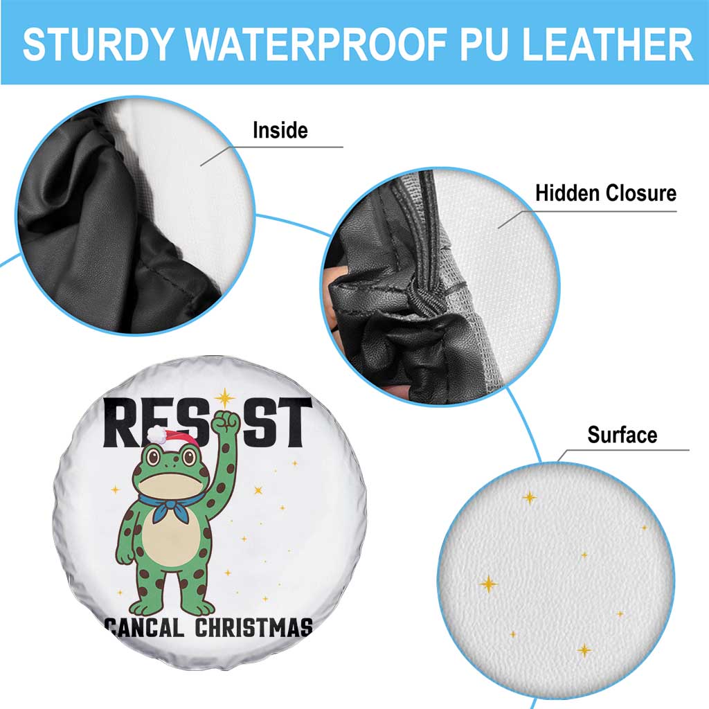 Resist Frog Spare Tire Cover Funny Portland Protest ICE Activist Meme - Wonder Print Shop