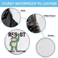 Resist Frog Spare Tire Cover Funny Portland Protest ICE Activist Meme - Wonder Print Shop