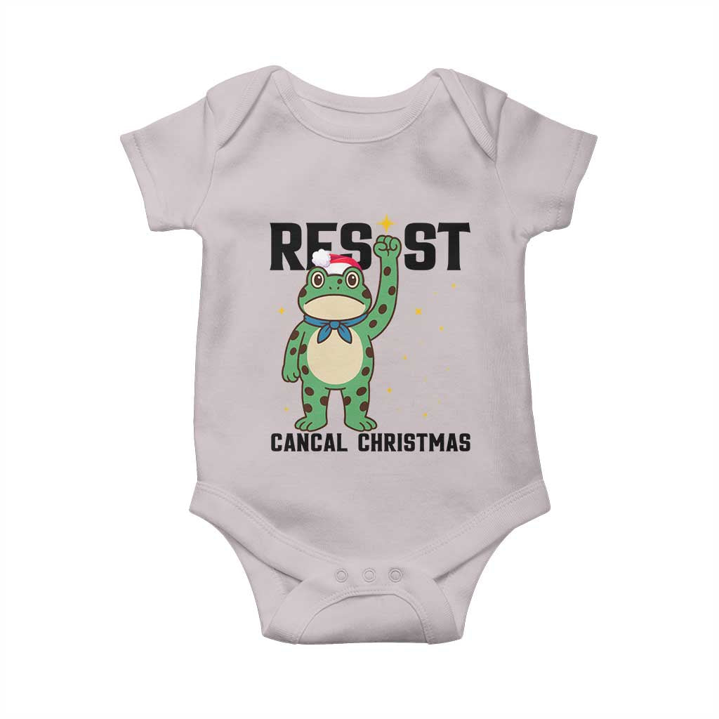 Resist Frog Baby Onesie Funny Portland Protest ICE Activist Meme - Wonder Print Shop