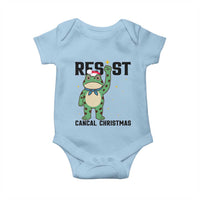 Resist Frog Baby Onesie Funny Portland Protest ICE Activist Meme - Wonder Print Shop