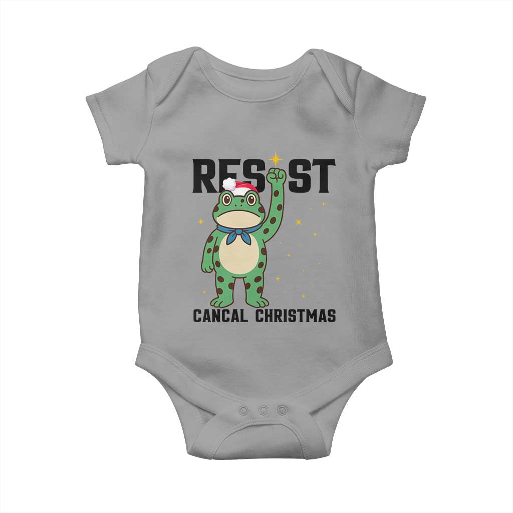 Resist Frog Baby Onesie Funny Portland Protest ICE Activist Meme - Wonder Print Shop