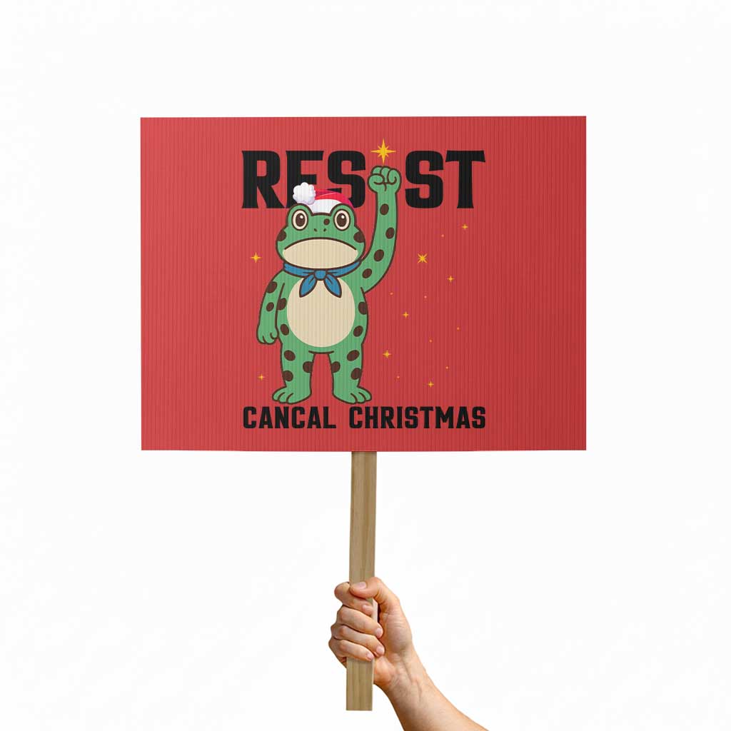 Resist Frog Protest Sign Funny Portland Protest ICE Activist Meme - Wonder Print Shop