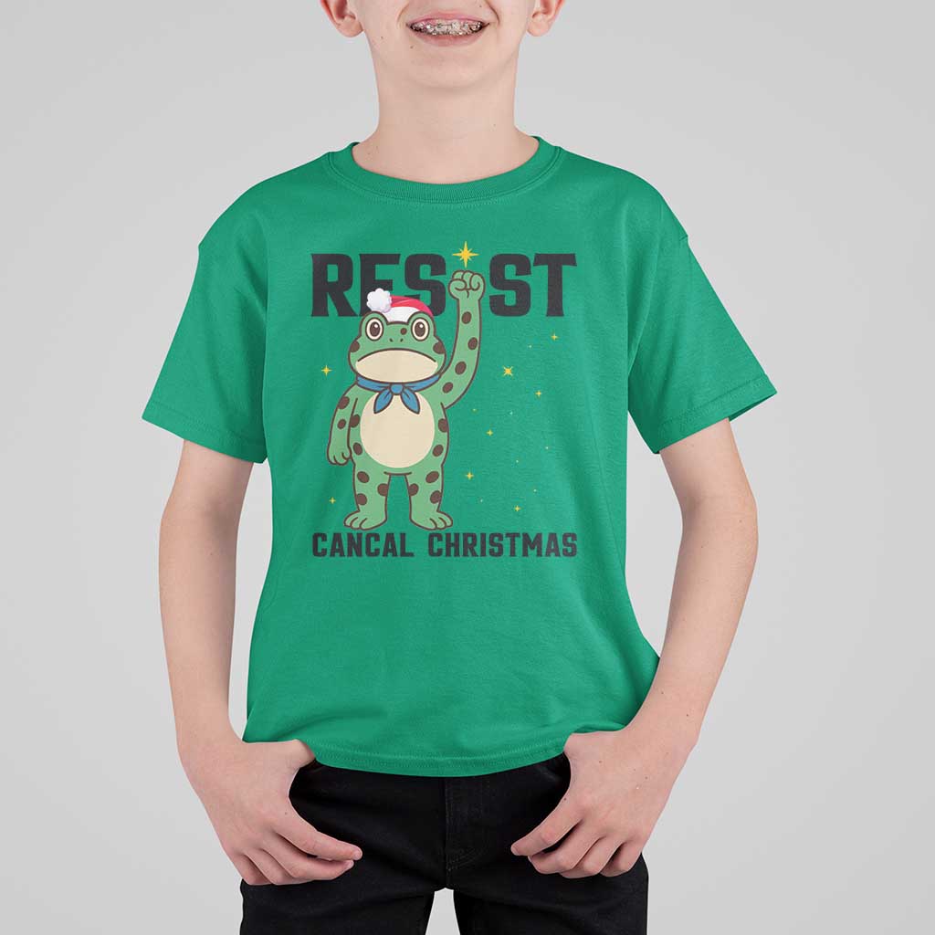 Resist Frog T Shirt For Kid Funny Portland Protest ICE Activist Meme - Wonder Print Shop