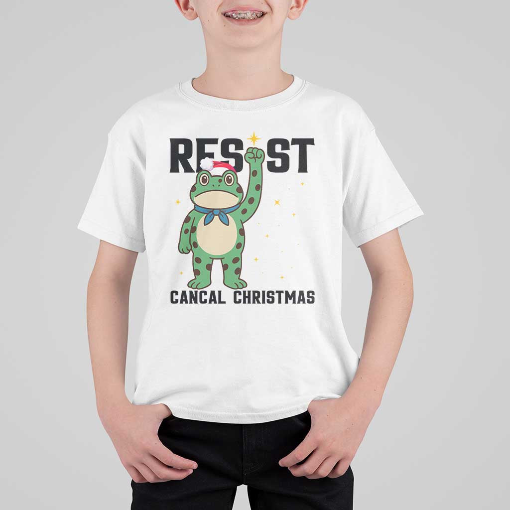 Resist Frog T Shirt For Kid Funny Portland Protest ICE Activist Meme - Wonder Print Shop